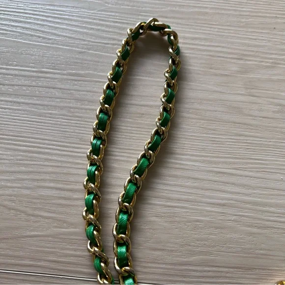 Vintage Prada Tessuto Quilted Nylon Bag Green - Picture 3 of 14